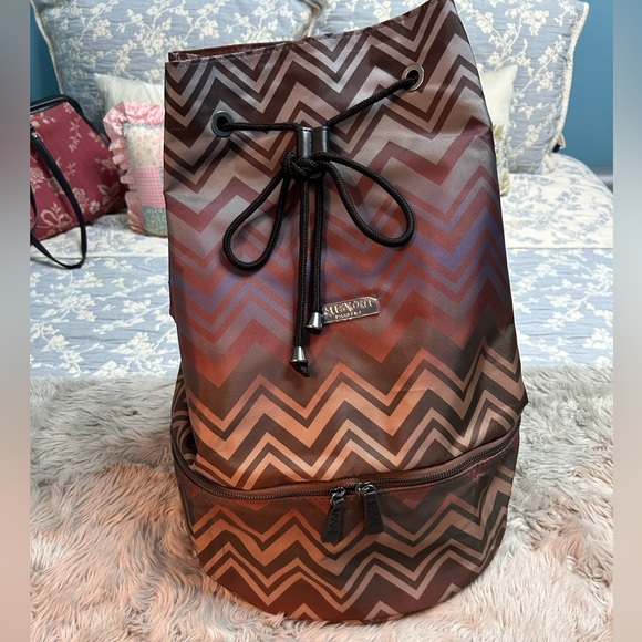 Missoni men’s Backpack Chevron Multicolored Striped - Picture 3 of 16